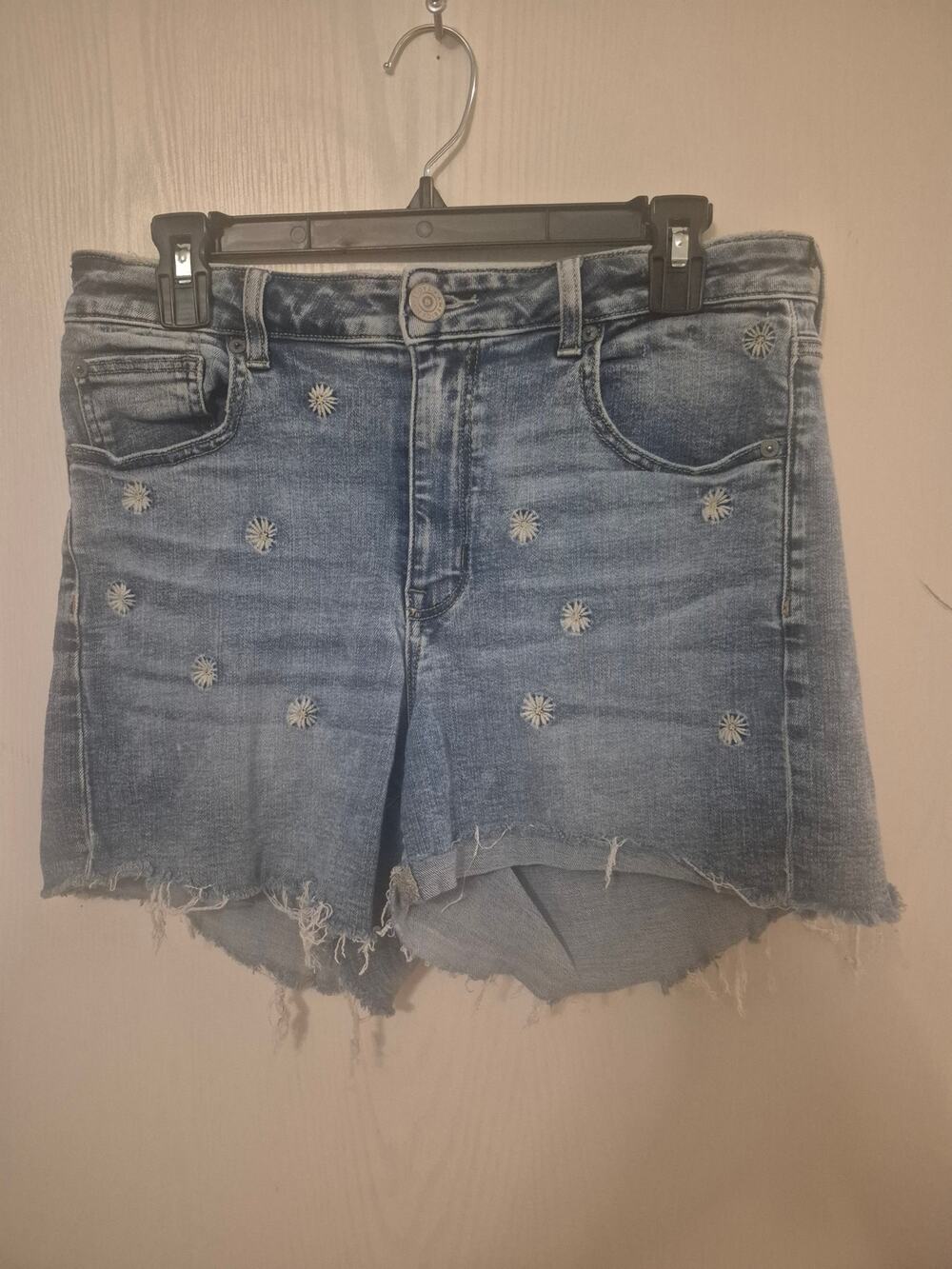American Eagle daisy denim shorts